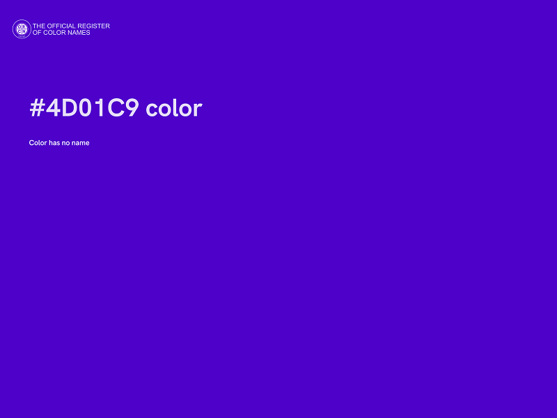 #4D01C9 color image
