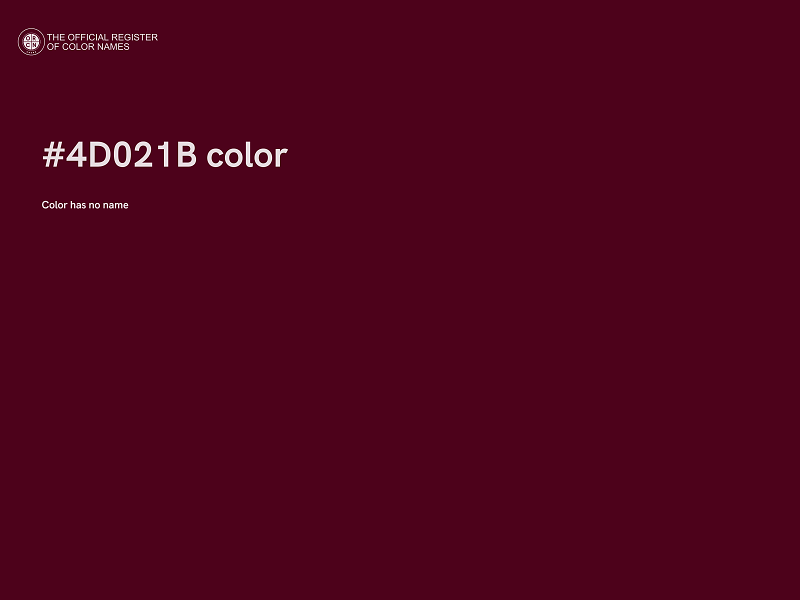 #4D021B color image