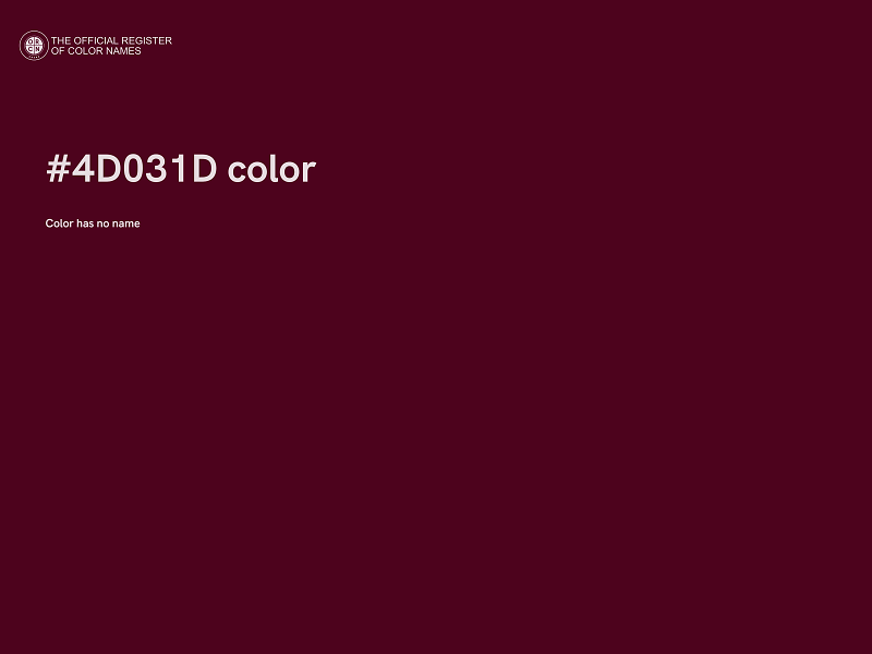 #4D031D color image