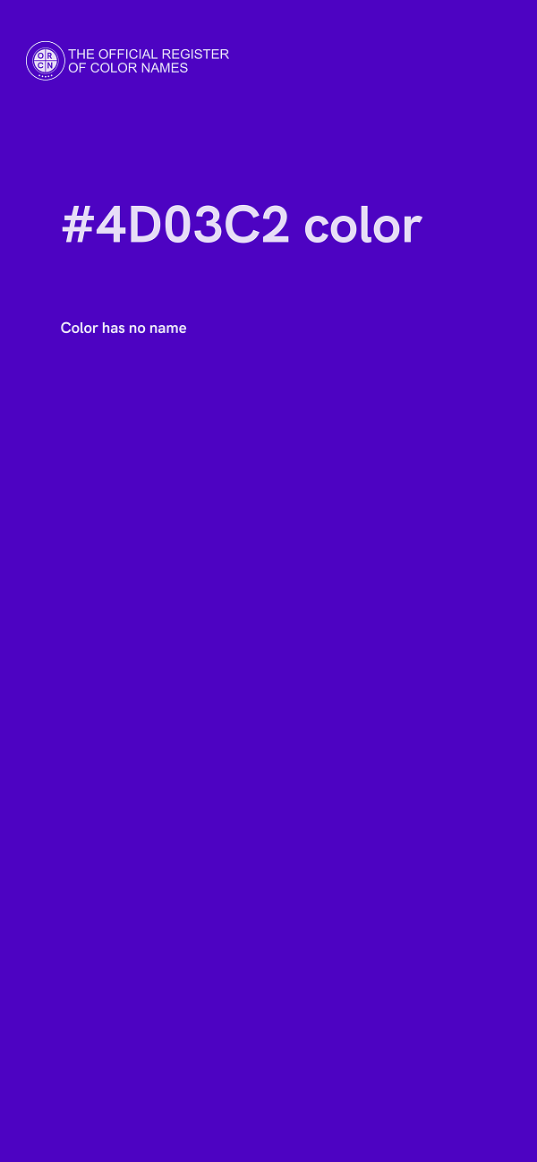 #4D03C2 color image