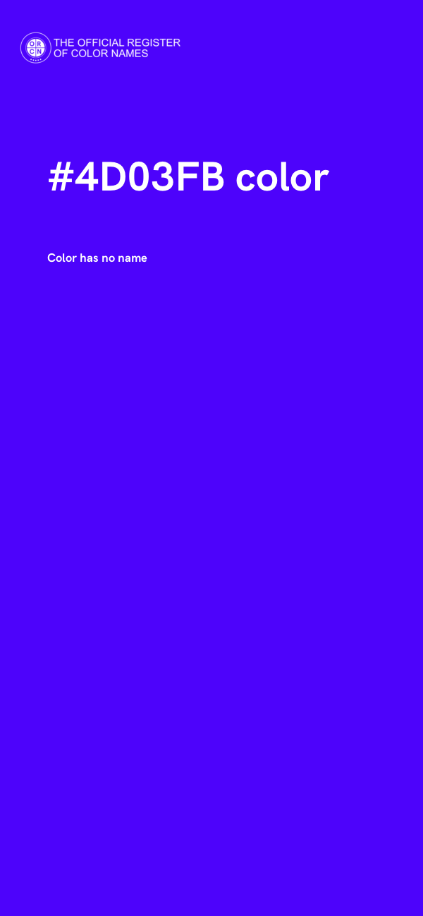 #4D03FB color image