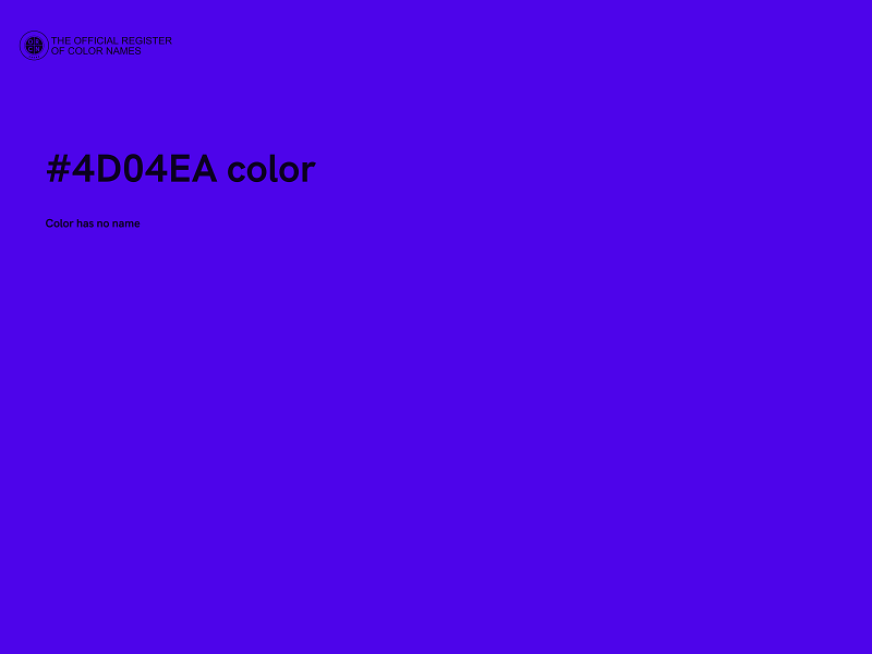 #4D04EA color image