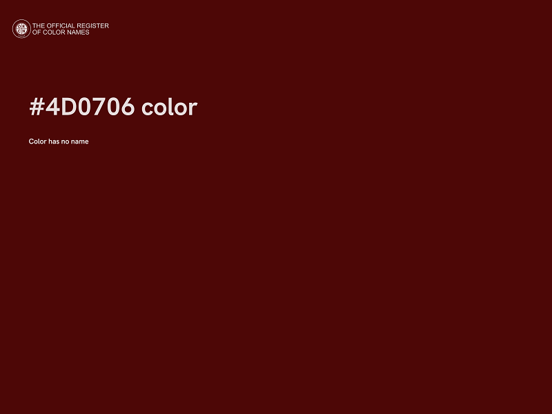 #4D0706 color image