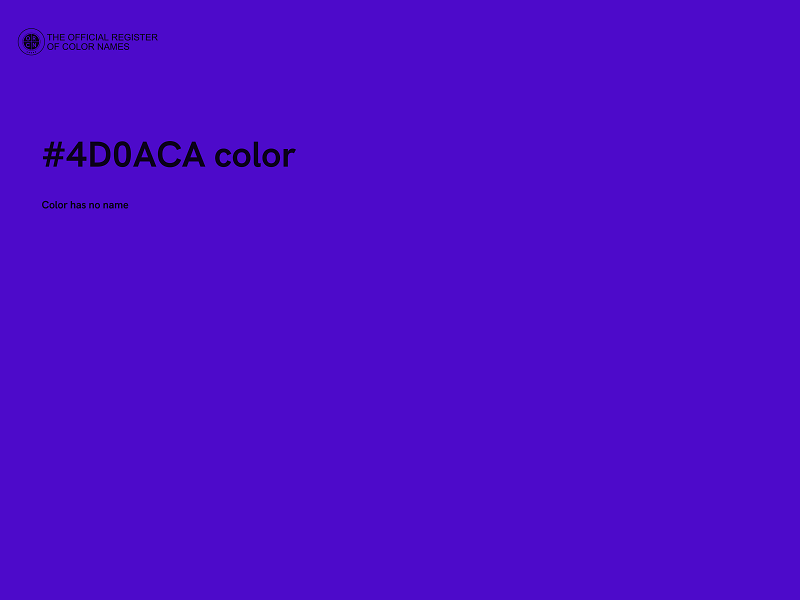 #4D0ACA color image