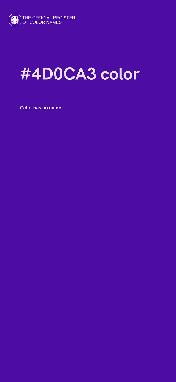 #4D0CA3 color image