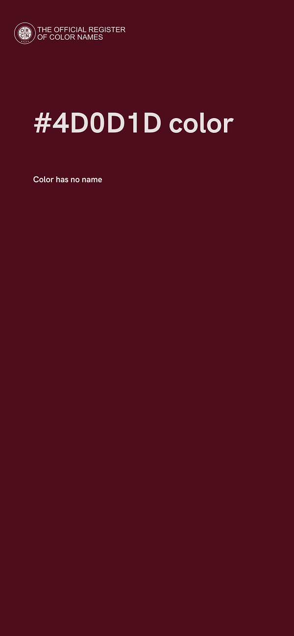 #4D0D1D color image