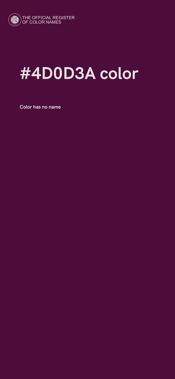 #4D0D3A color image