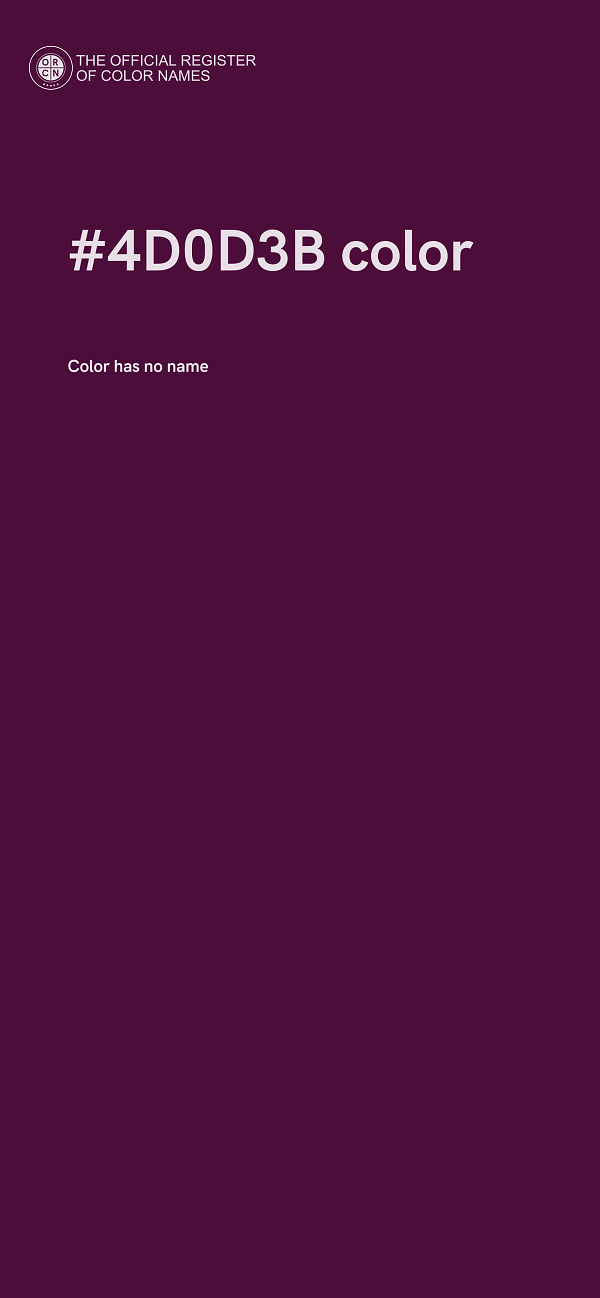 #4D0D3B color image
