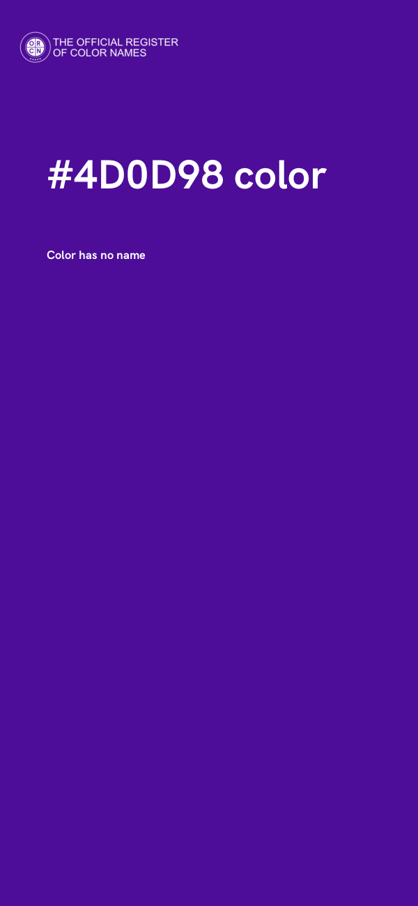 #4D0D98 color image