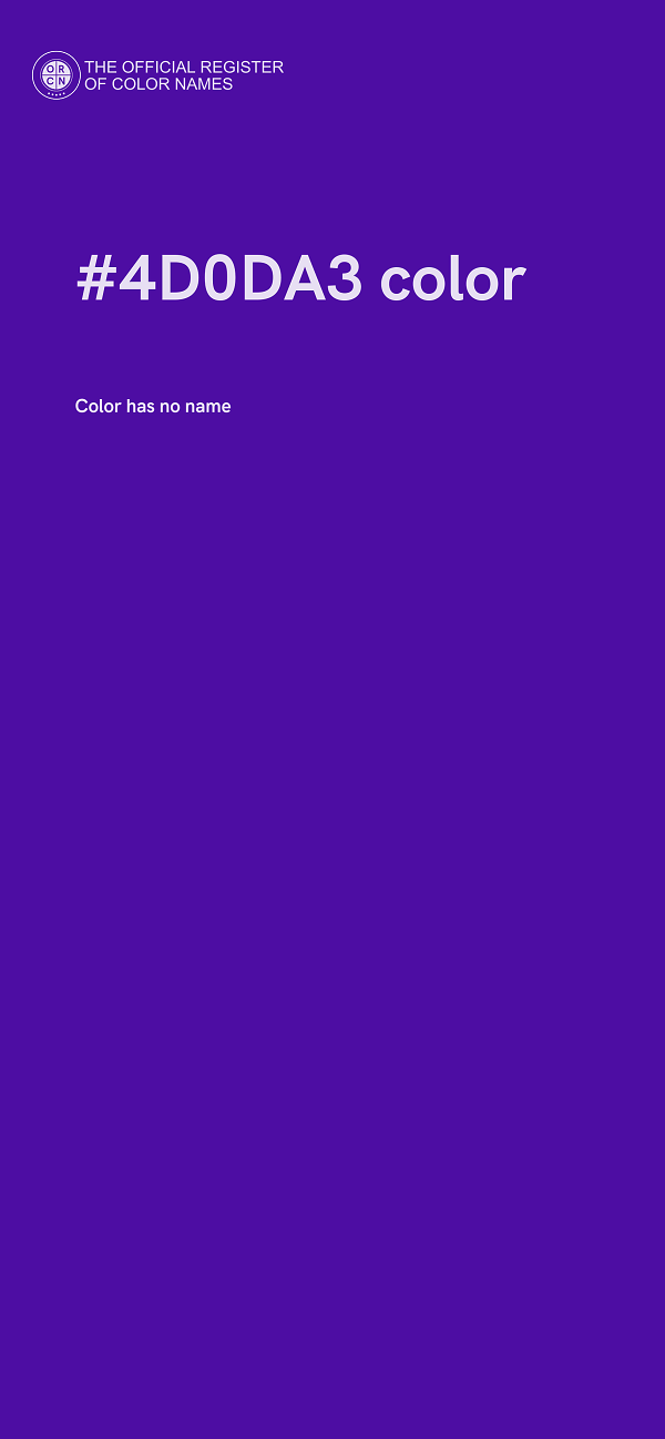 #4D0DA3 color image