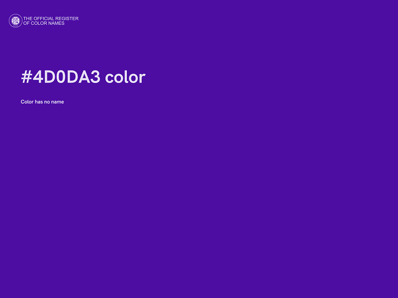 #4D0DA3 color image