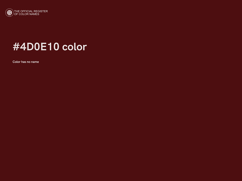 #4D0E10 color image