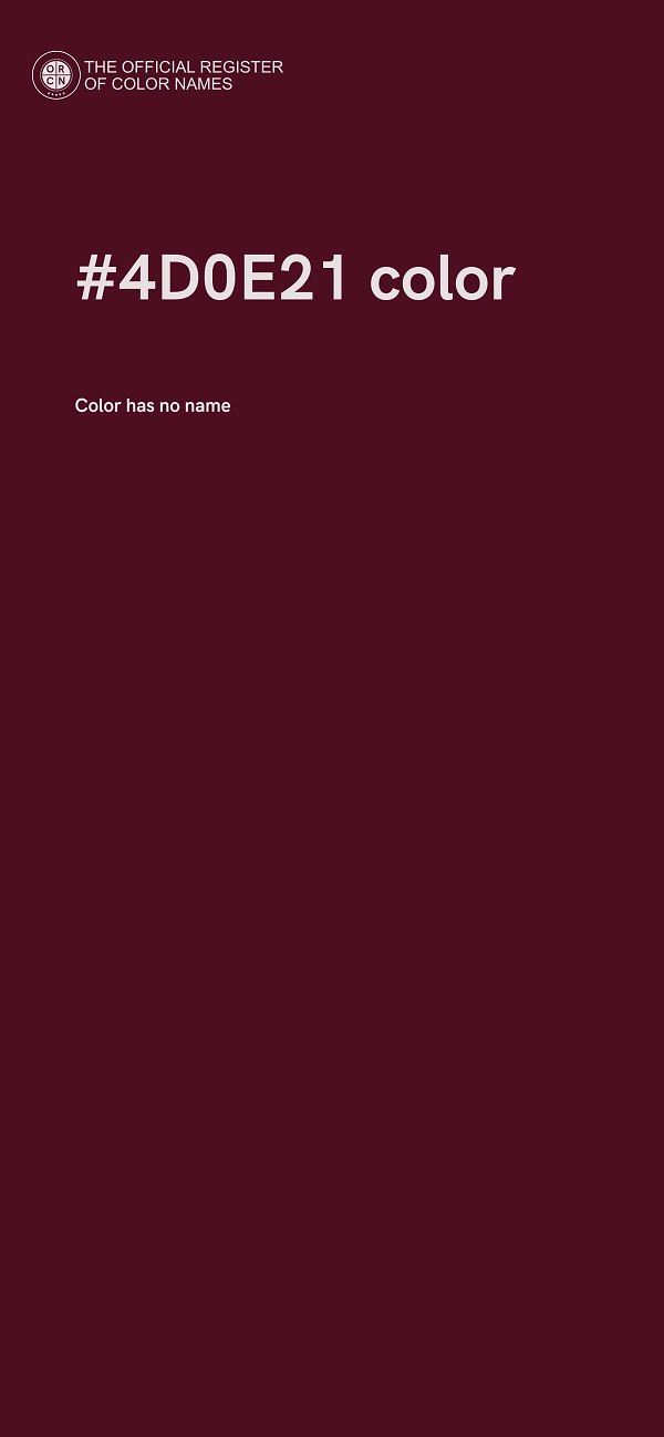 #4D0E21 color image