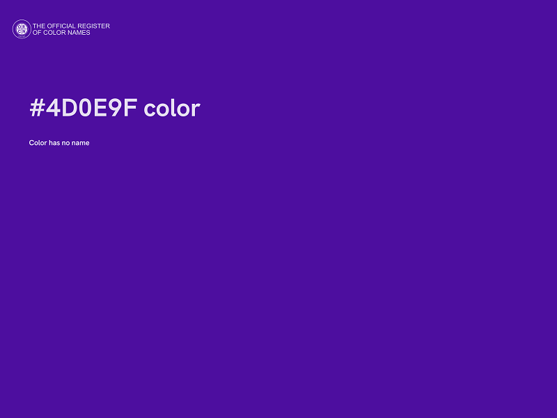 #4D0E9F color image