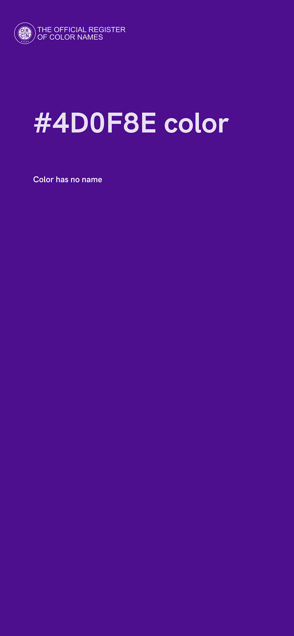 #4D0F8E color image