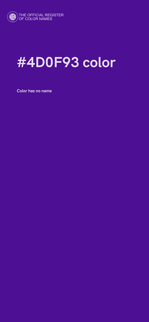 #4D0F93 color image