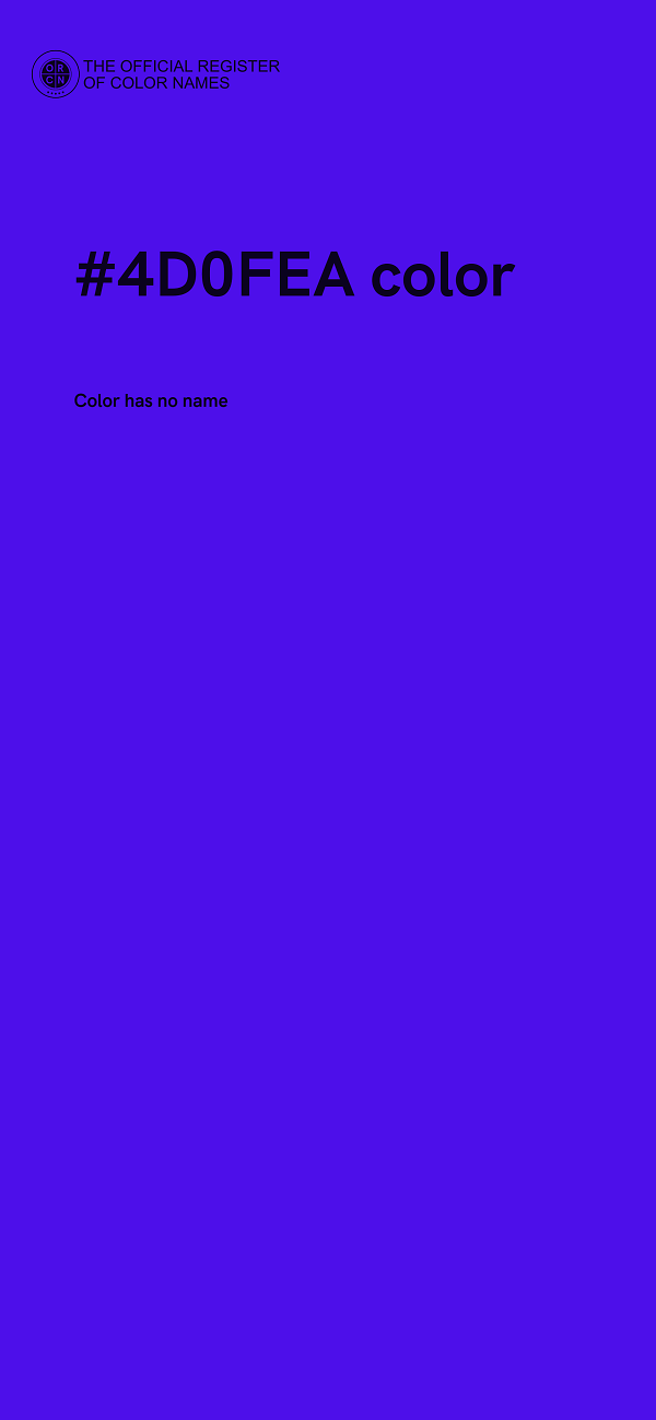 #4D0FEA color image