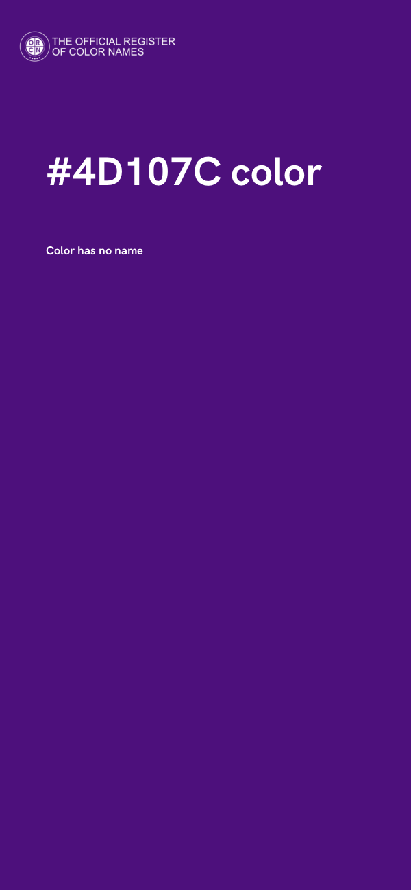 #4D107C color image