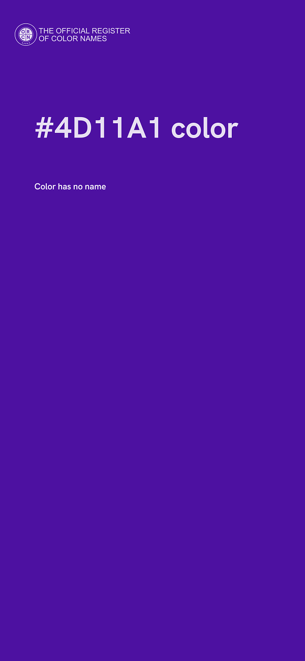 #4D11A1 color image