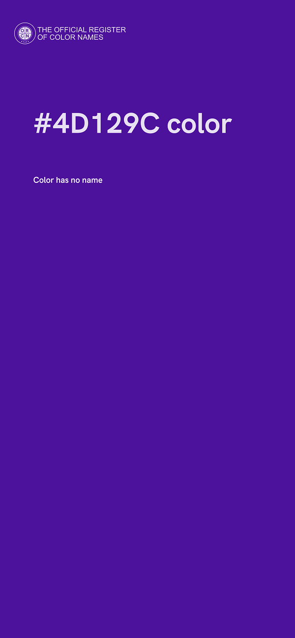 #4D129C color image