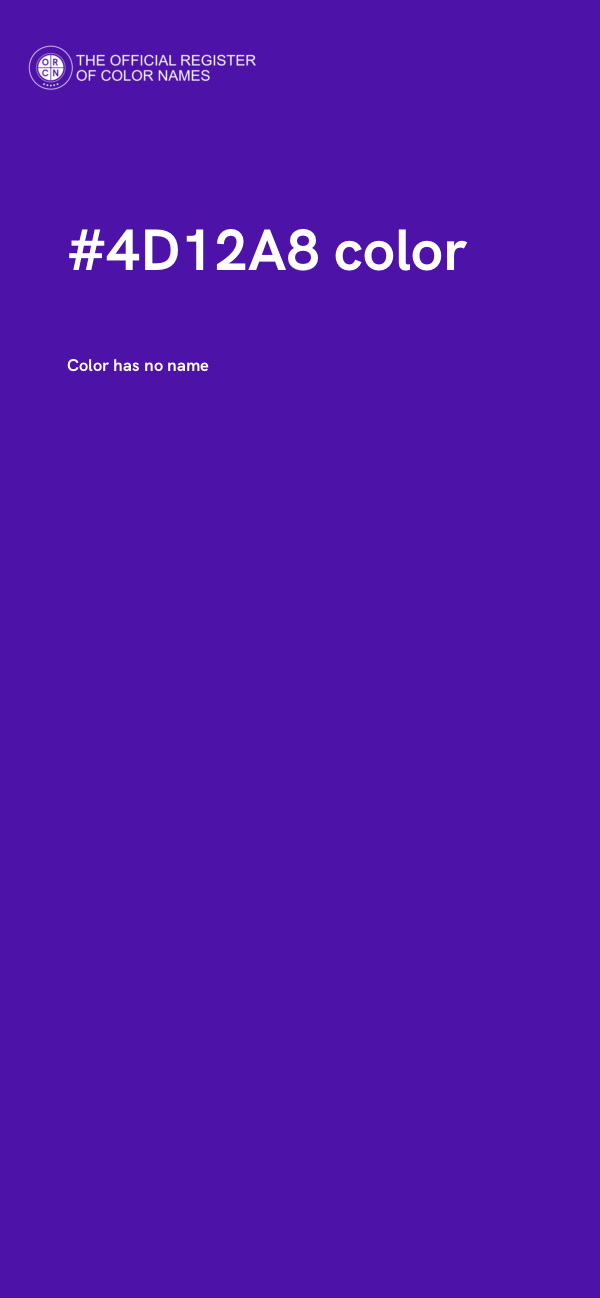 #4D12A8 color image