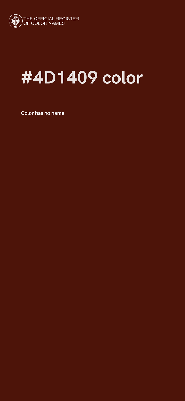 #4D1409 color image
