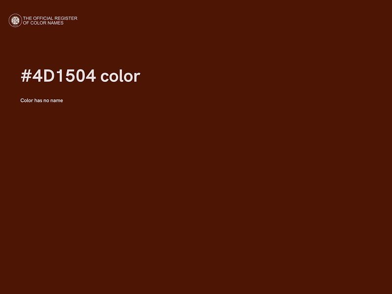 #4D1504 color image