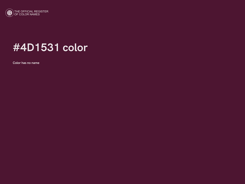 #4D1531 color image