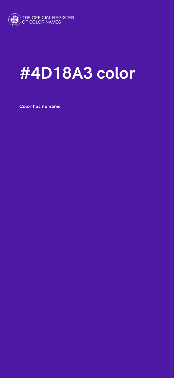 #4D18A3 color image