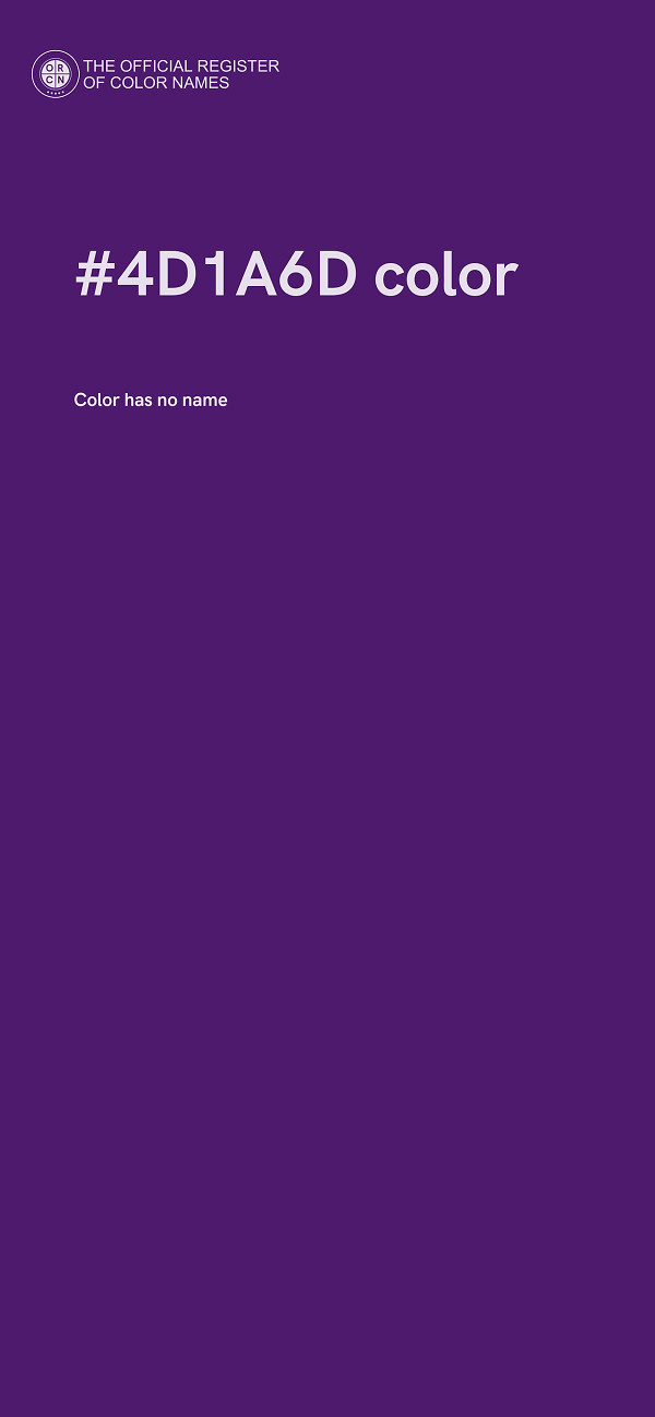 #4D1A6D color image