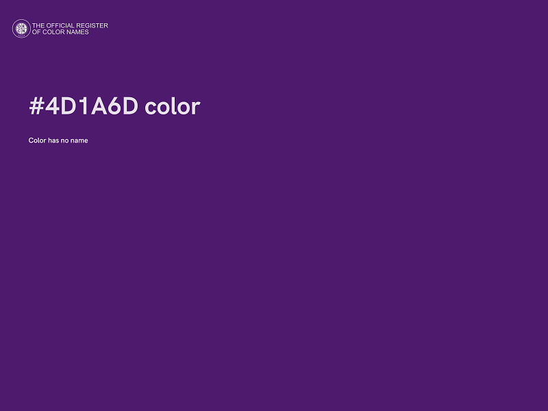#4D1A6D color image