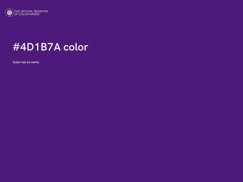 #4D1B7A color image