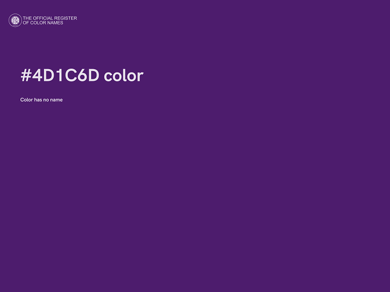 #4D1C6D color image