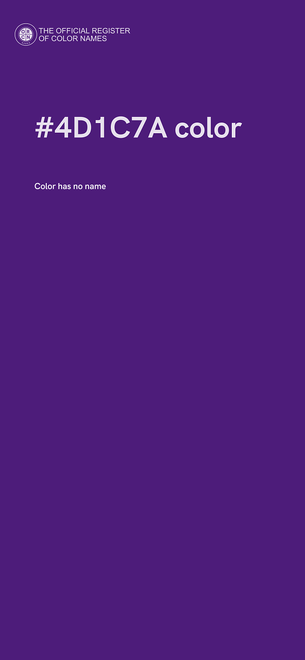 #4D1C7A color image