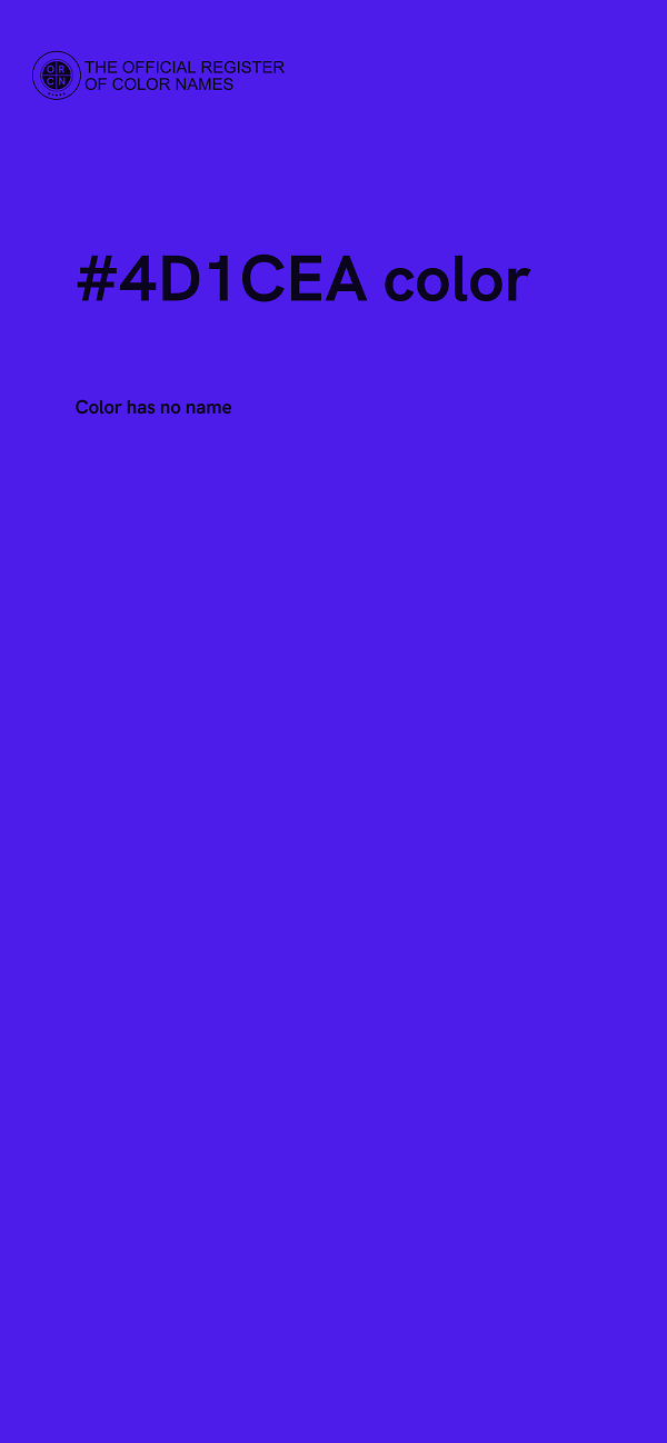 #4D1CEA color image