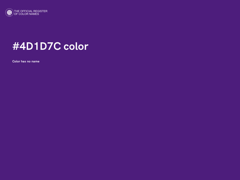 #4D1D7C color image