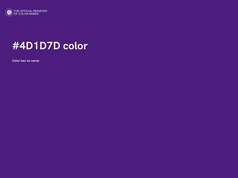 #4D1D7D color image