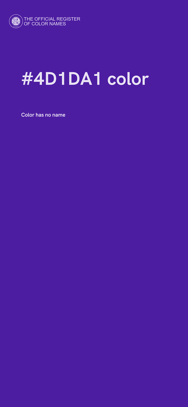 #4D1DA1 color image