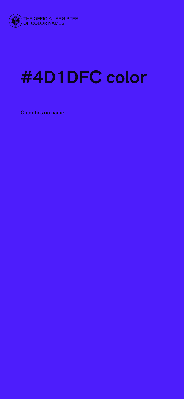 #4D1DFC color image