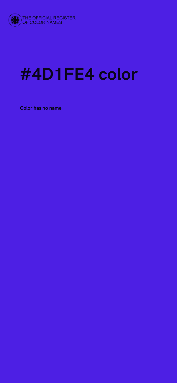 #4D1FE4 color image