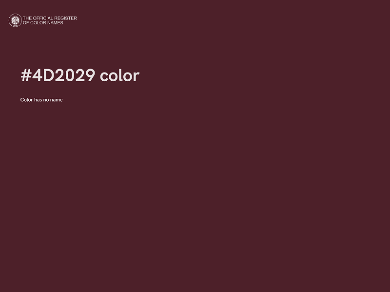 #4D2029 color image