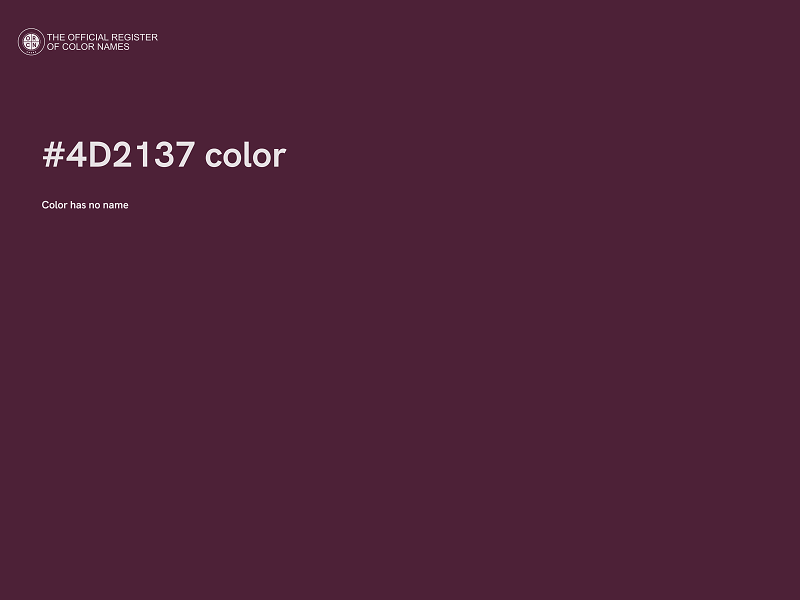 #4D2137 color image