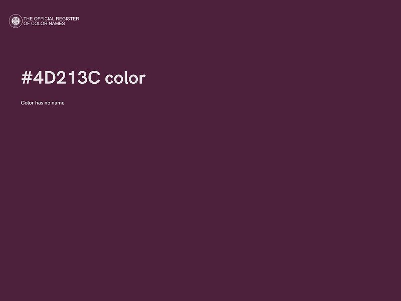 #4D213C color image