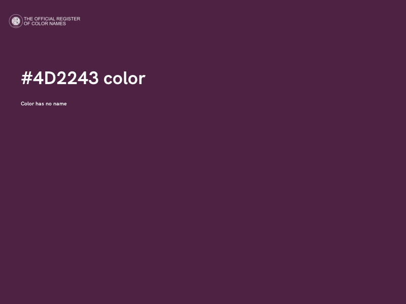 #4D2243 color image