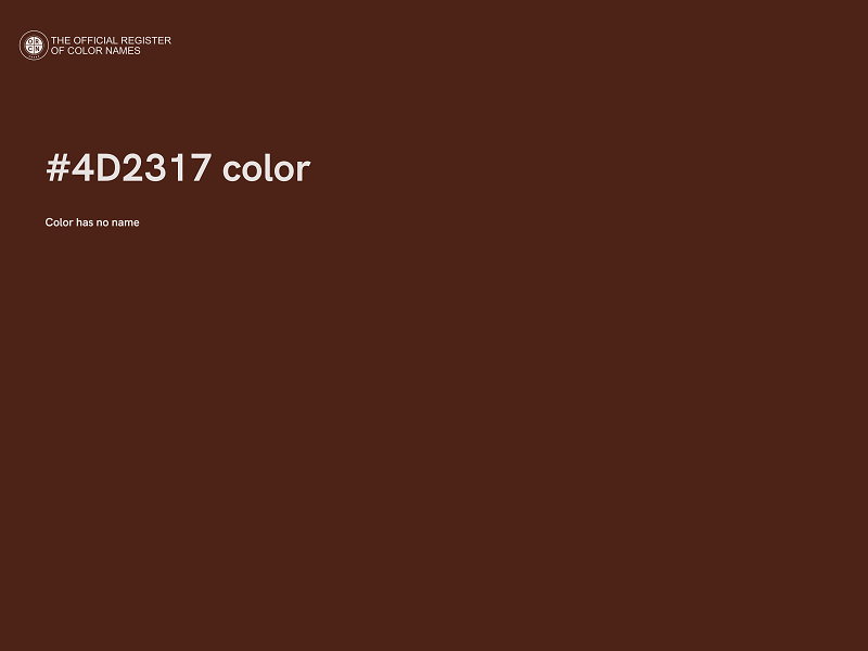 #4D2317 color image