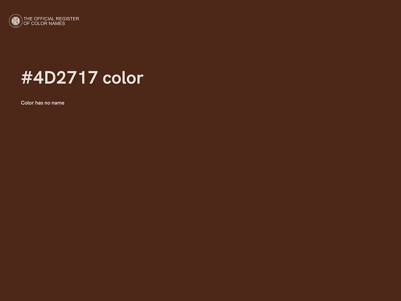 #4D2717 color image