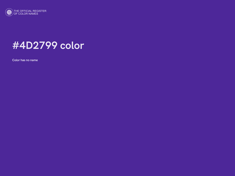 #4D2799 color image