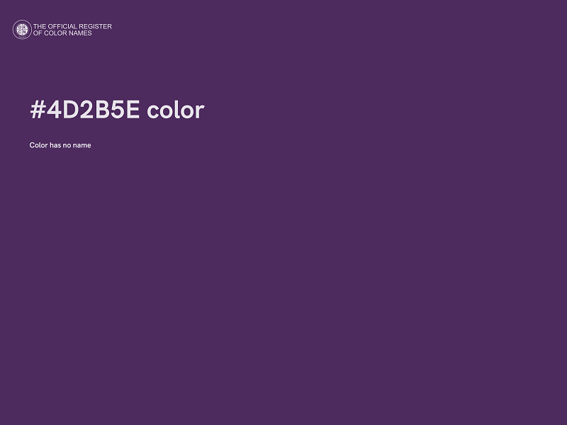 #4D2B5E color image