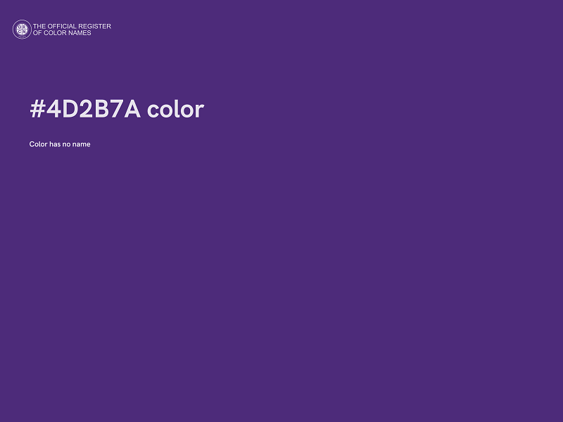 #4D2B7A color image