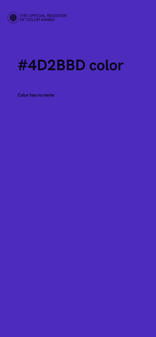 #4D2BBD color image